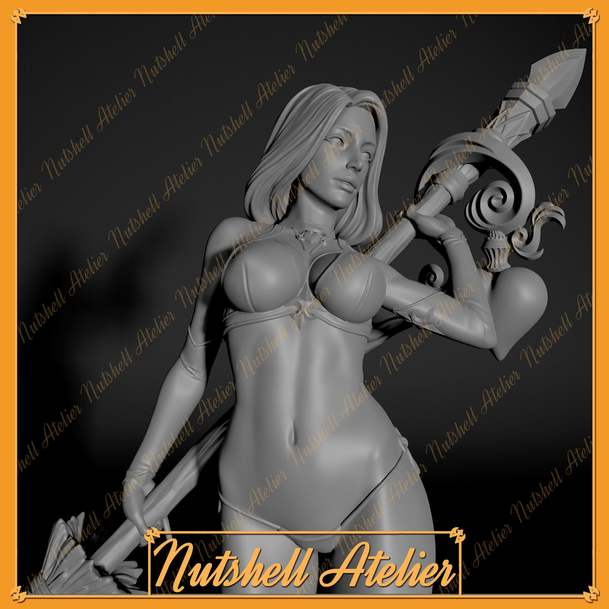 Nutshell Atelier - Witch 01 NSFW 3D print model_10