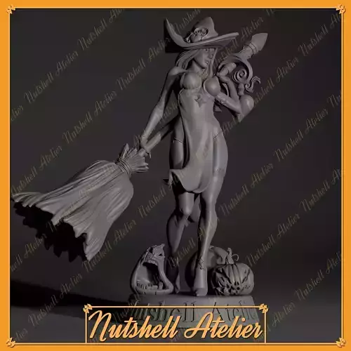 Nutshell Atelier - Witch 01 NSFW 3D print model