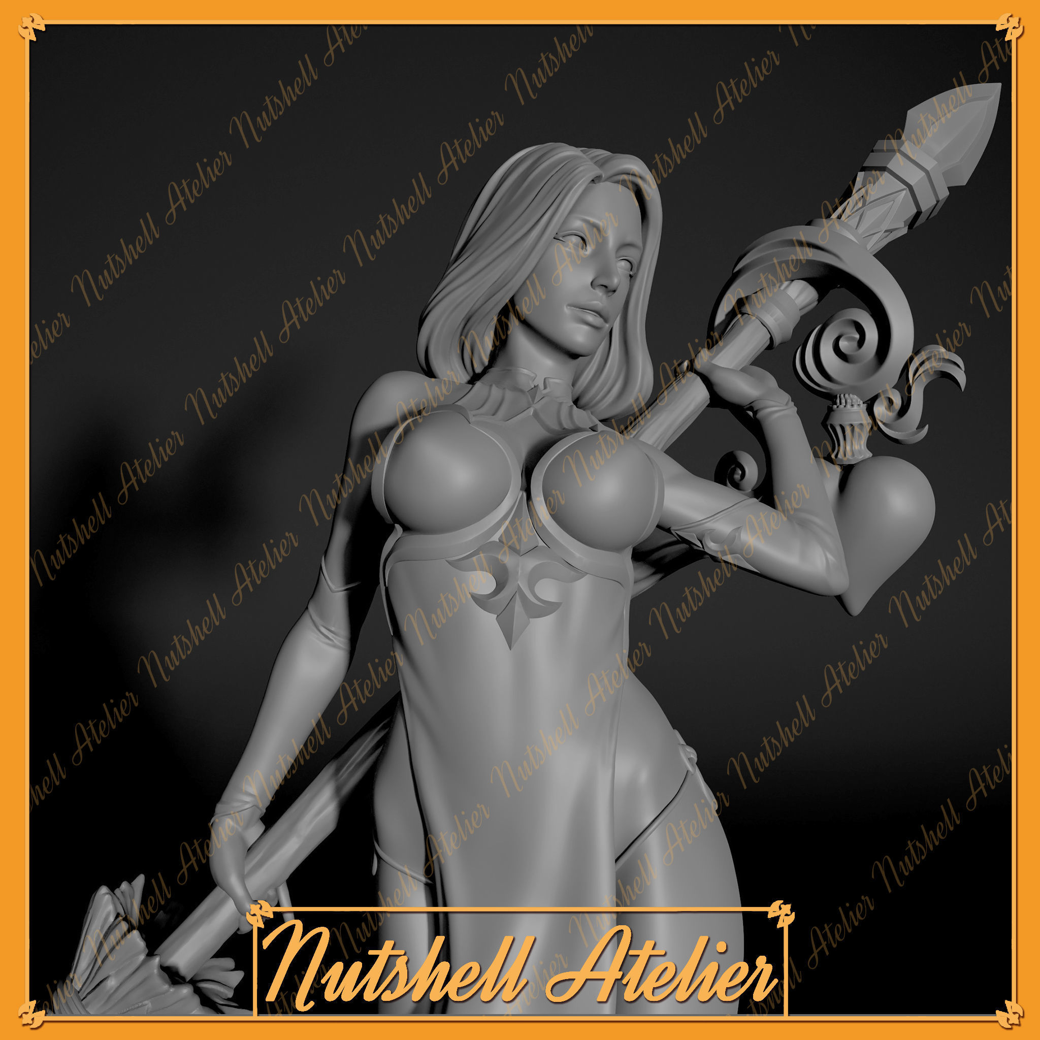 Nutshell Atelier - Witch 01 NSFW 3D print model_9