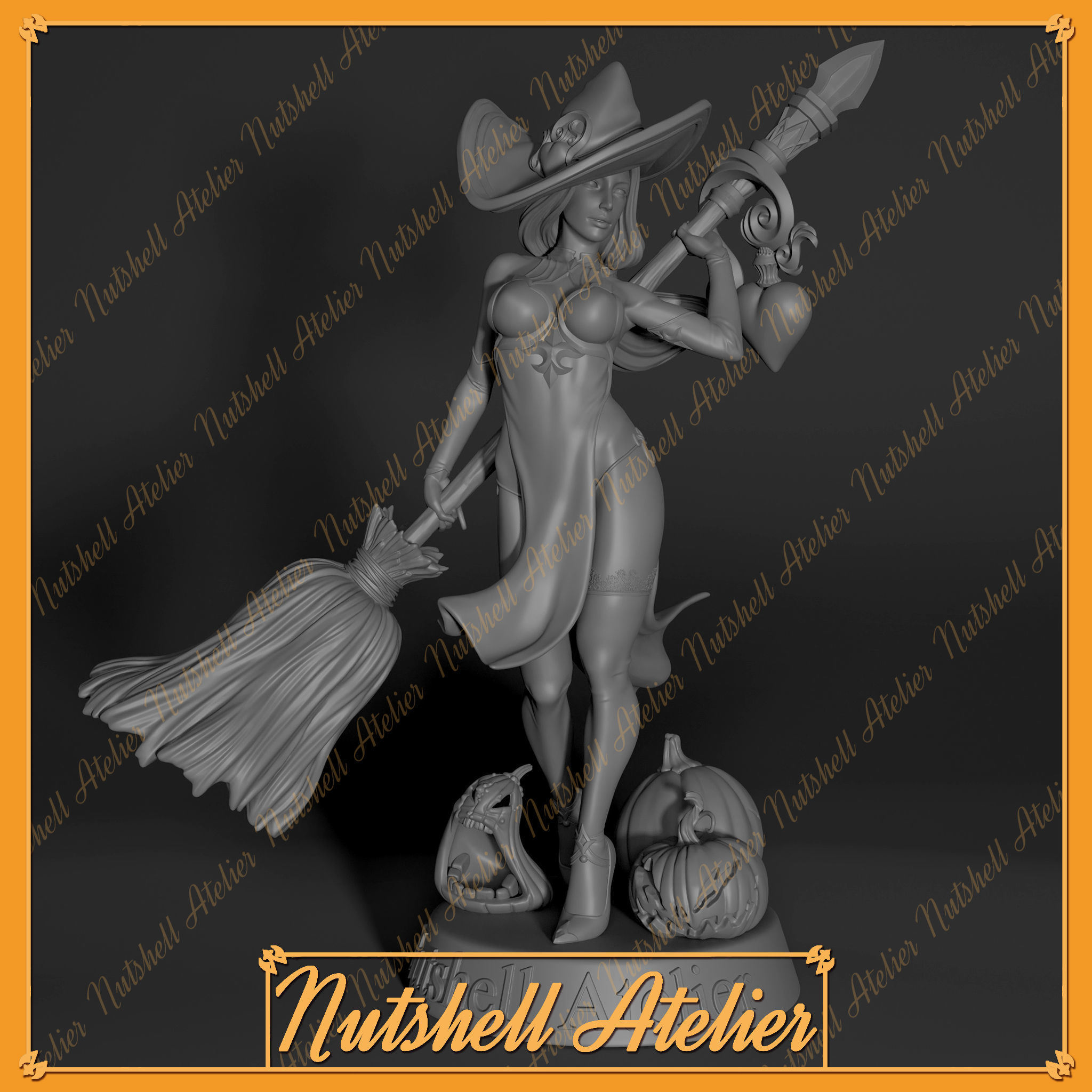 Nutshell Atelier - Witch 01 NSFW 3D print model_2