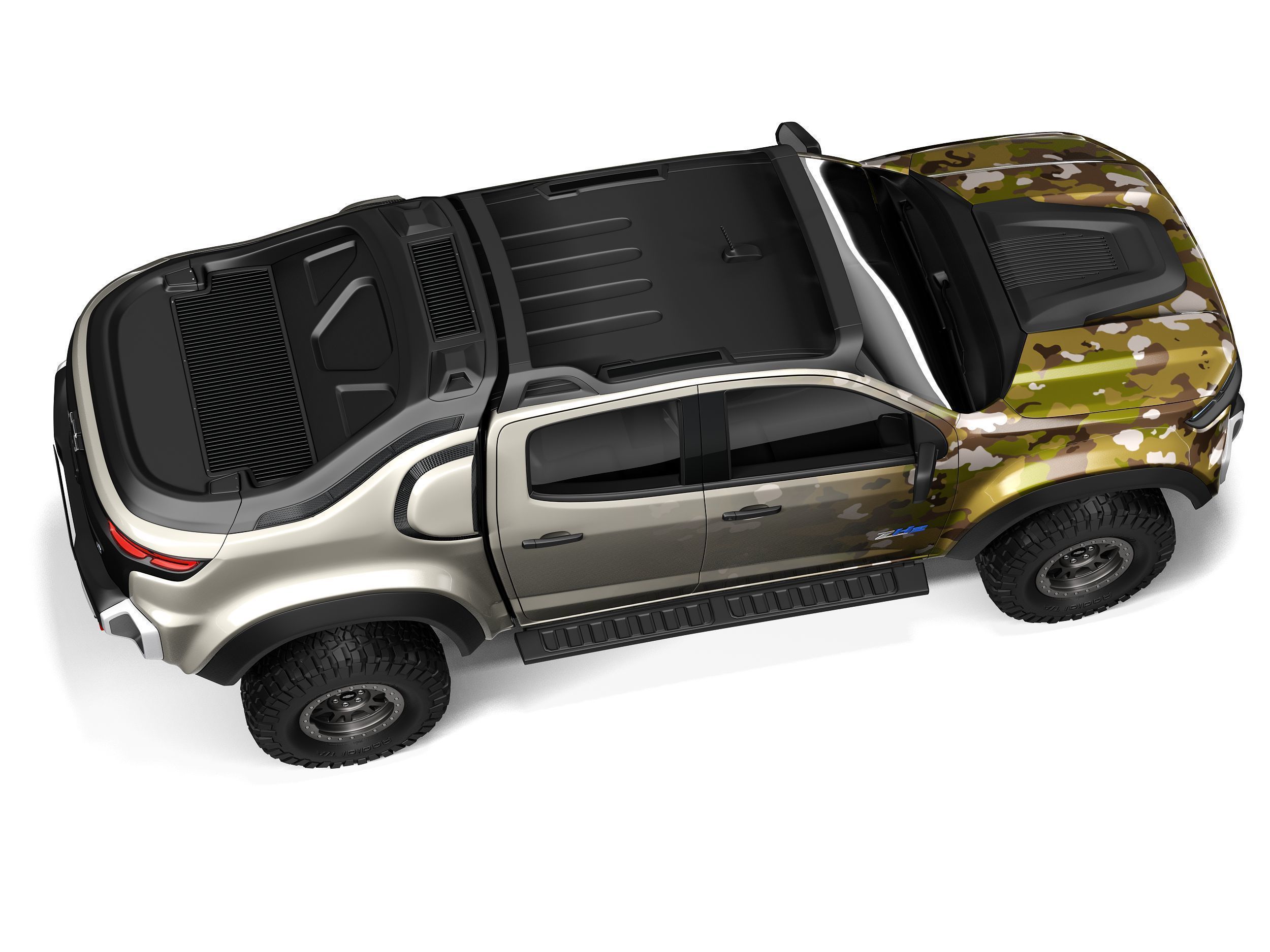 Chevrolet Colorado ZH2 2017 3D model_7