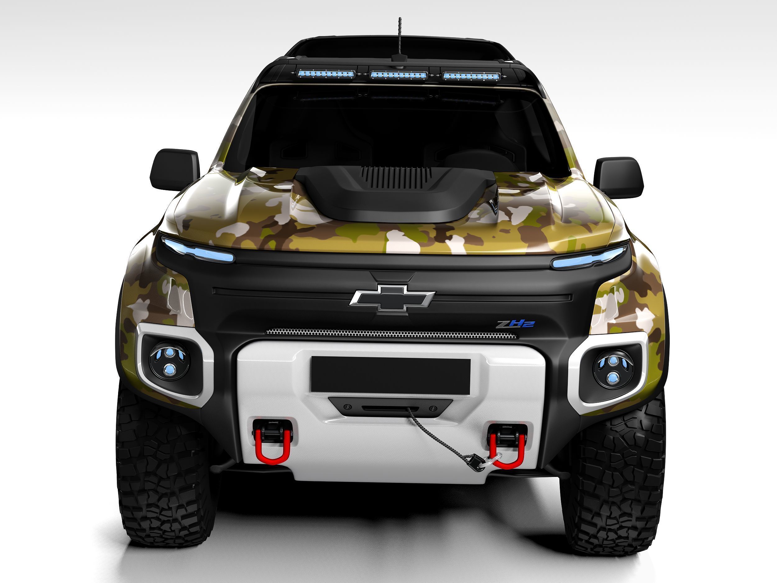 Chevrolet Colorado ZH2 2017 3D model_9