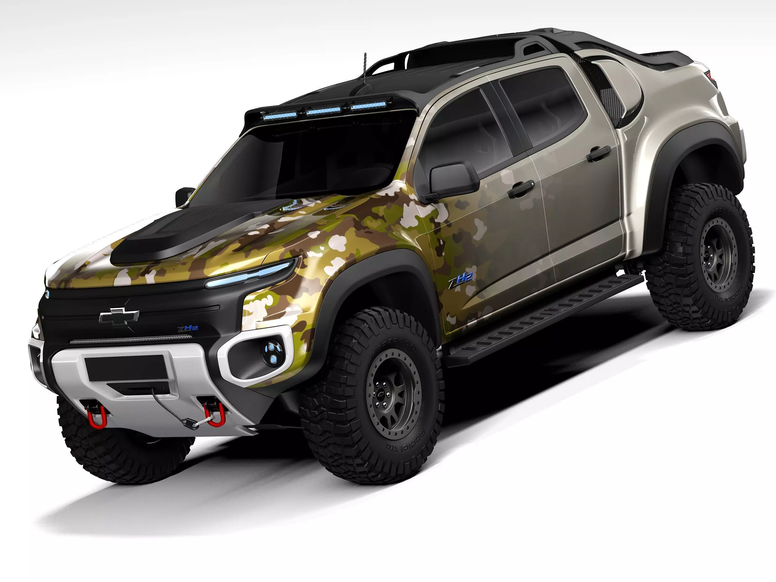 Chevrolet Colorado ZH2 2017 3D model_0