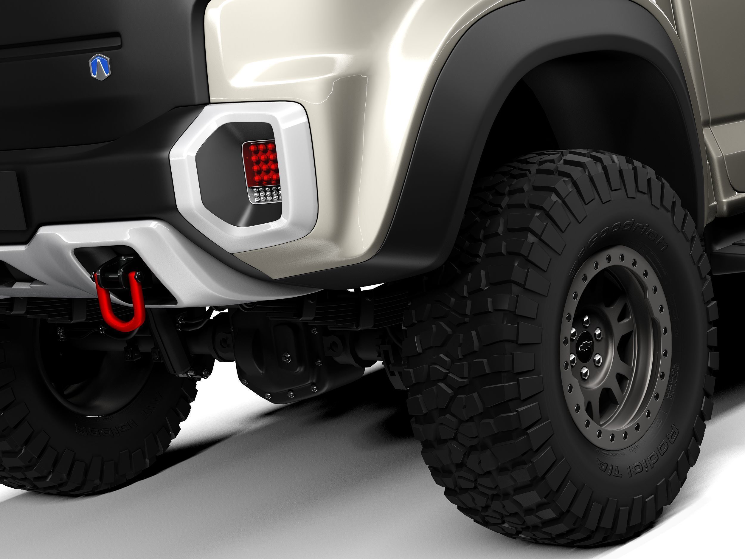 Chevrolet Colorado ZH2 2017 3D model_3