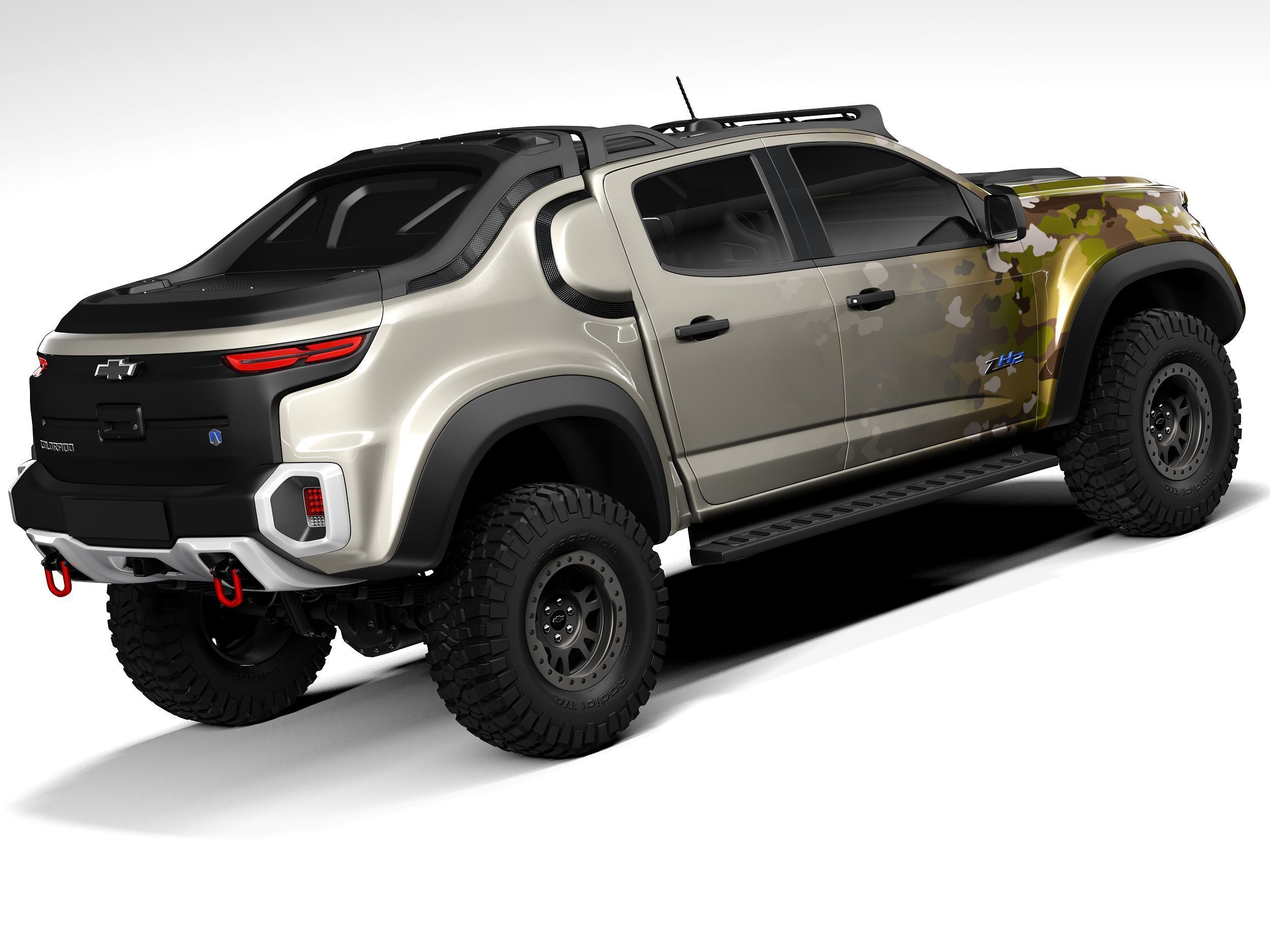 Chevrolet Colorado ZH2 2017 3D model_4