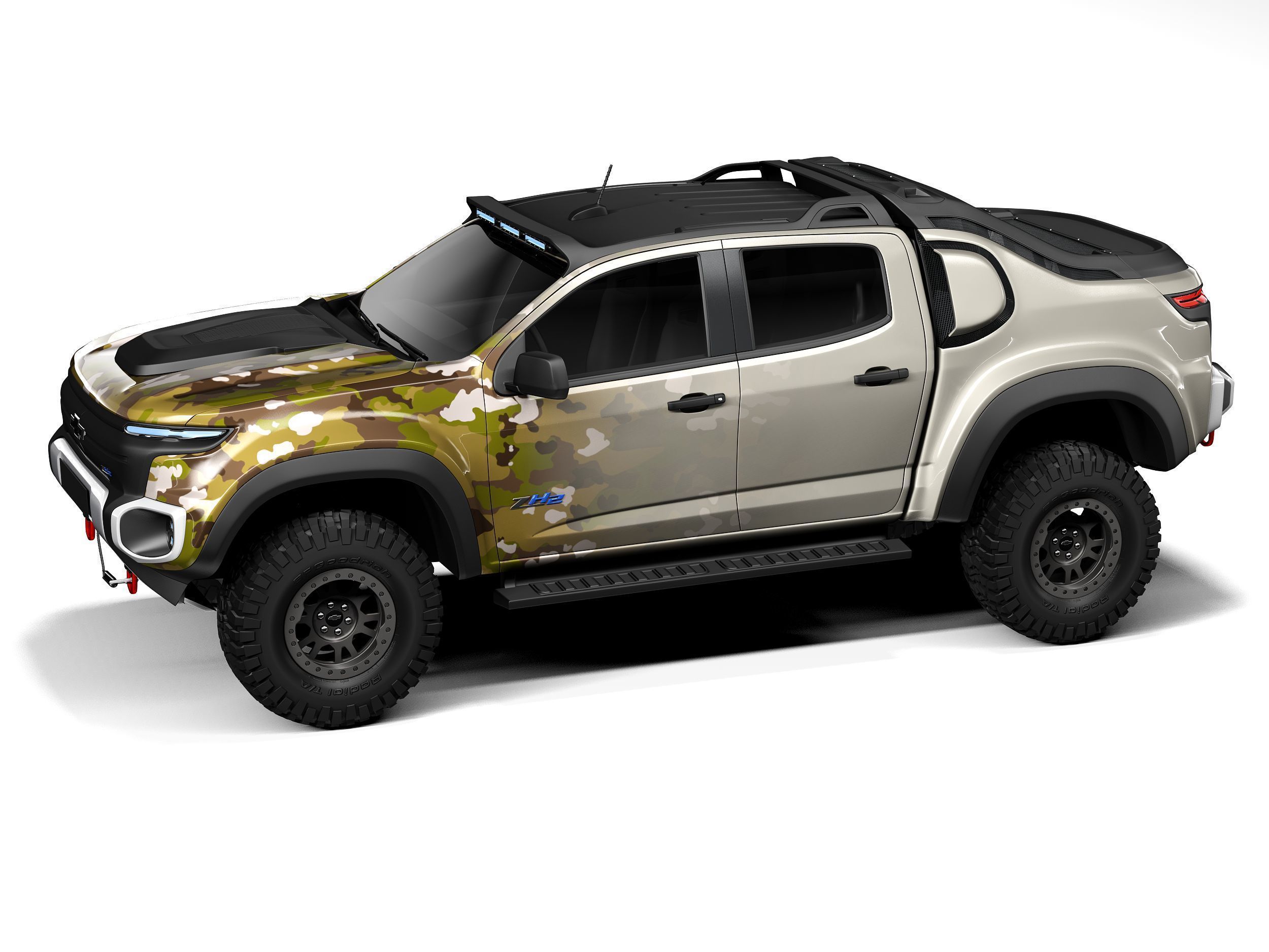 Chevrolet Colorado ZH2 2017 3D model_11