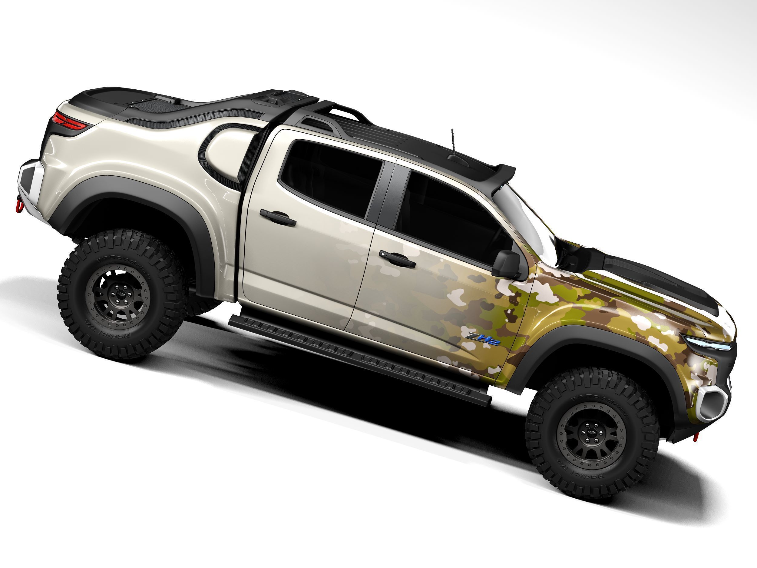 Chevrolet Colorado ZH2 2017 3D model_6
