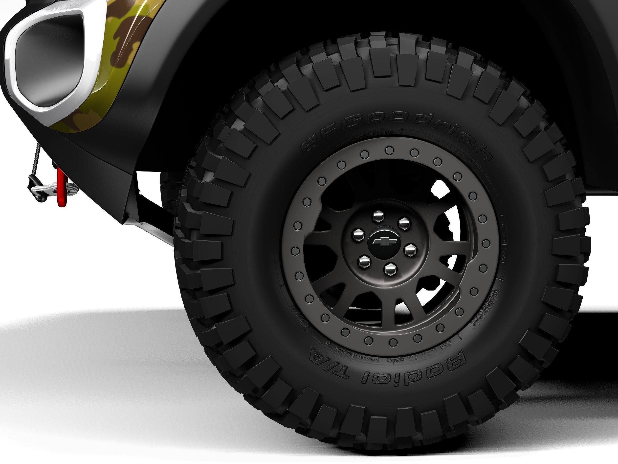 Chevrolet Colorado ZH2 2017 3D model_10