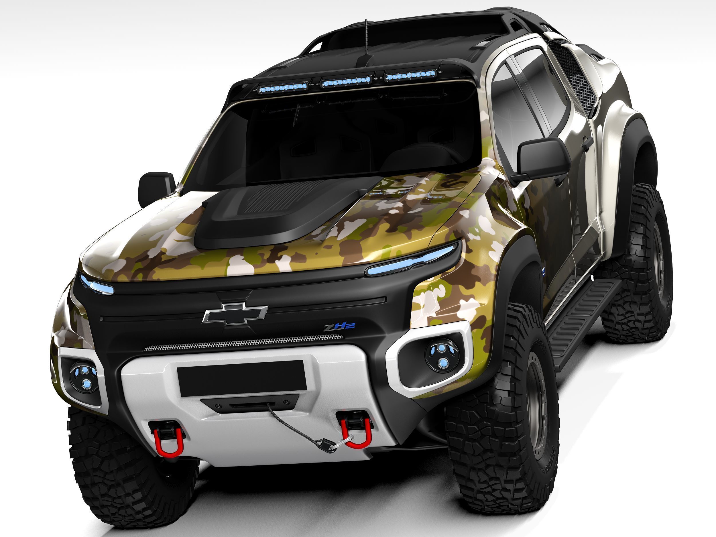 Chevrolet Colorado ZH2 2017 3D model_1