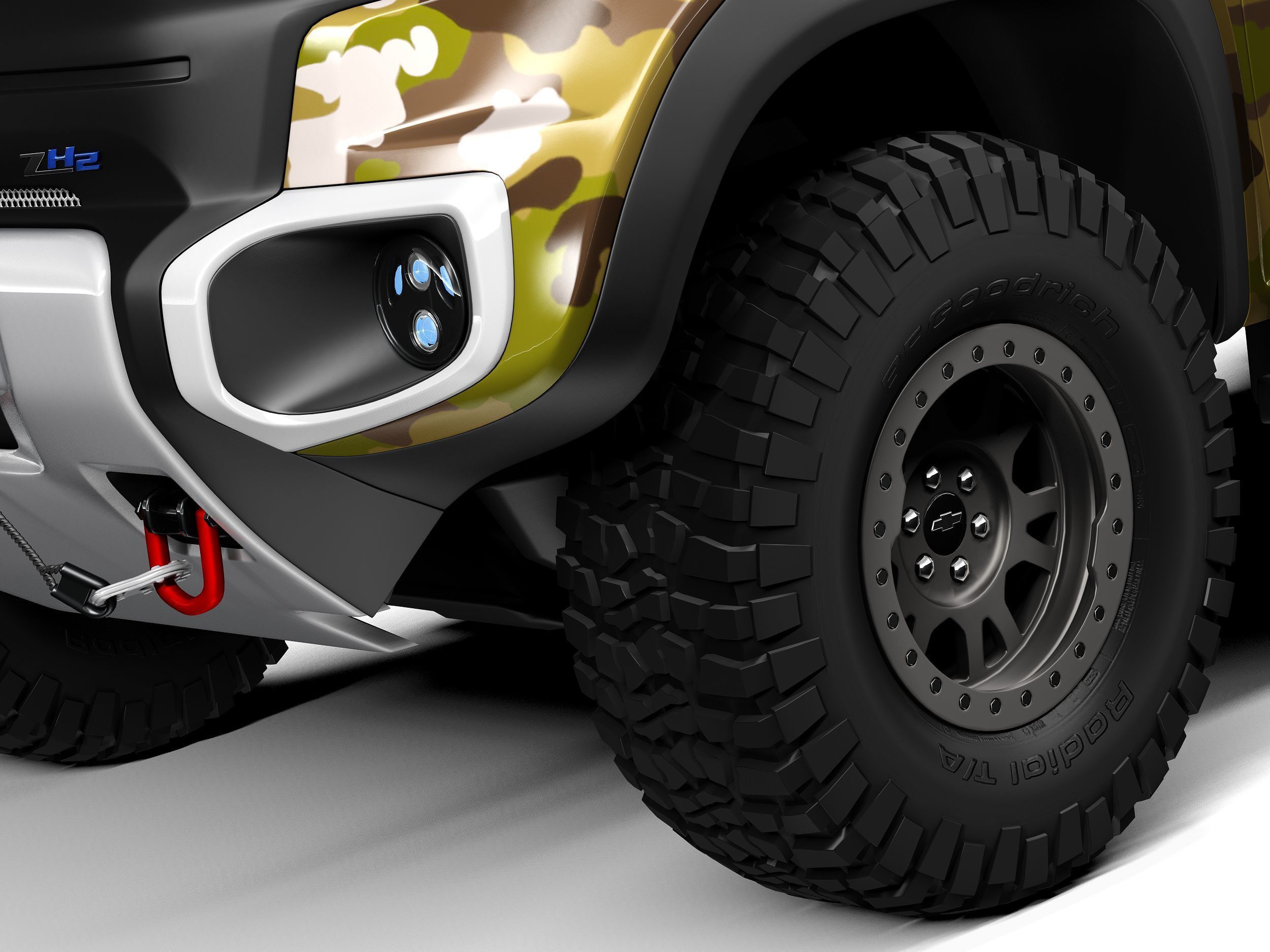 Chevrolet Colorado ZH2 2017 3D model_2