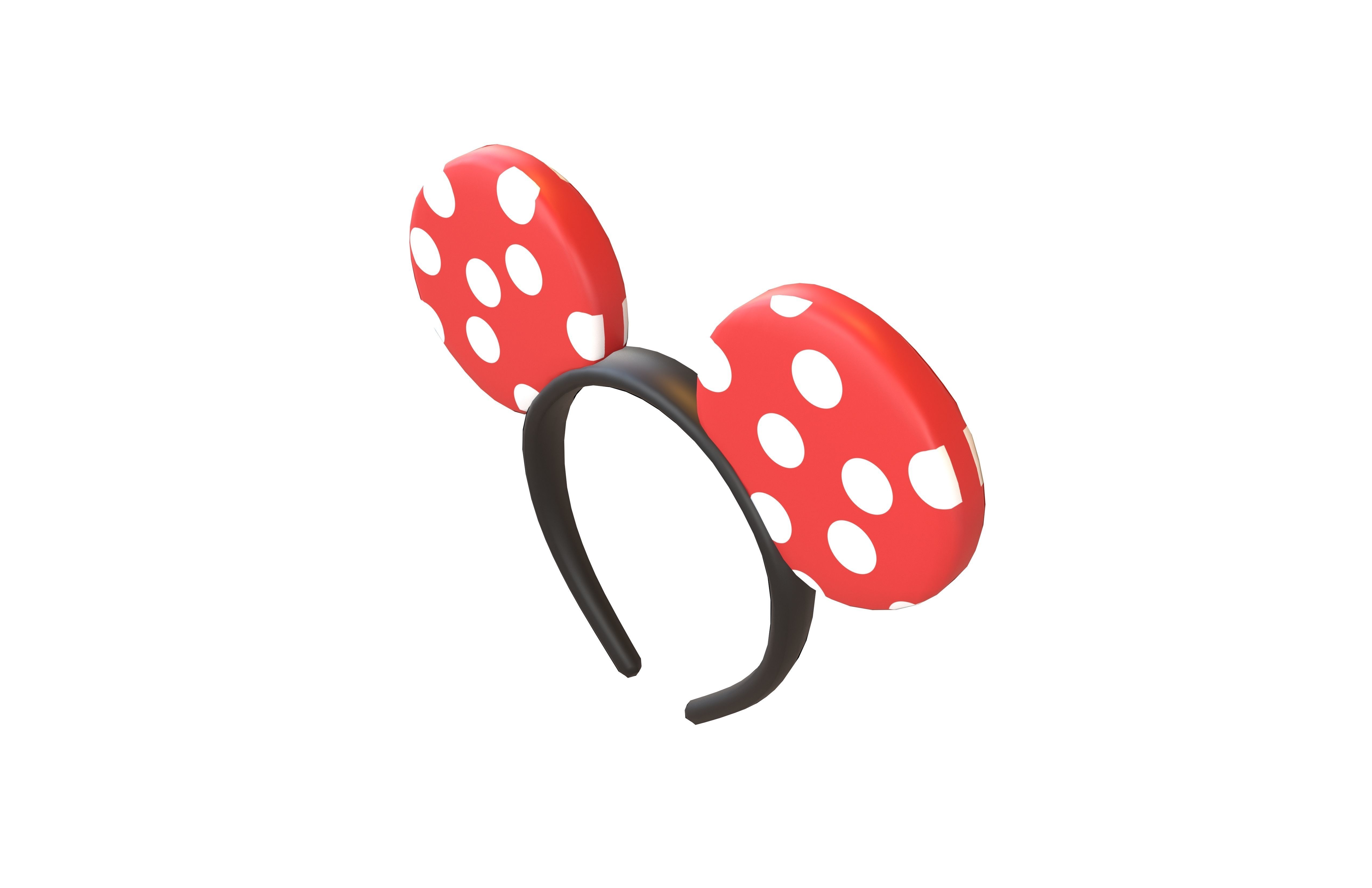 Mouse Hairband v1 005 Low-poly 3D model_2