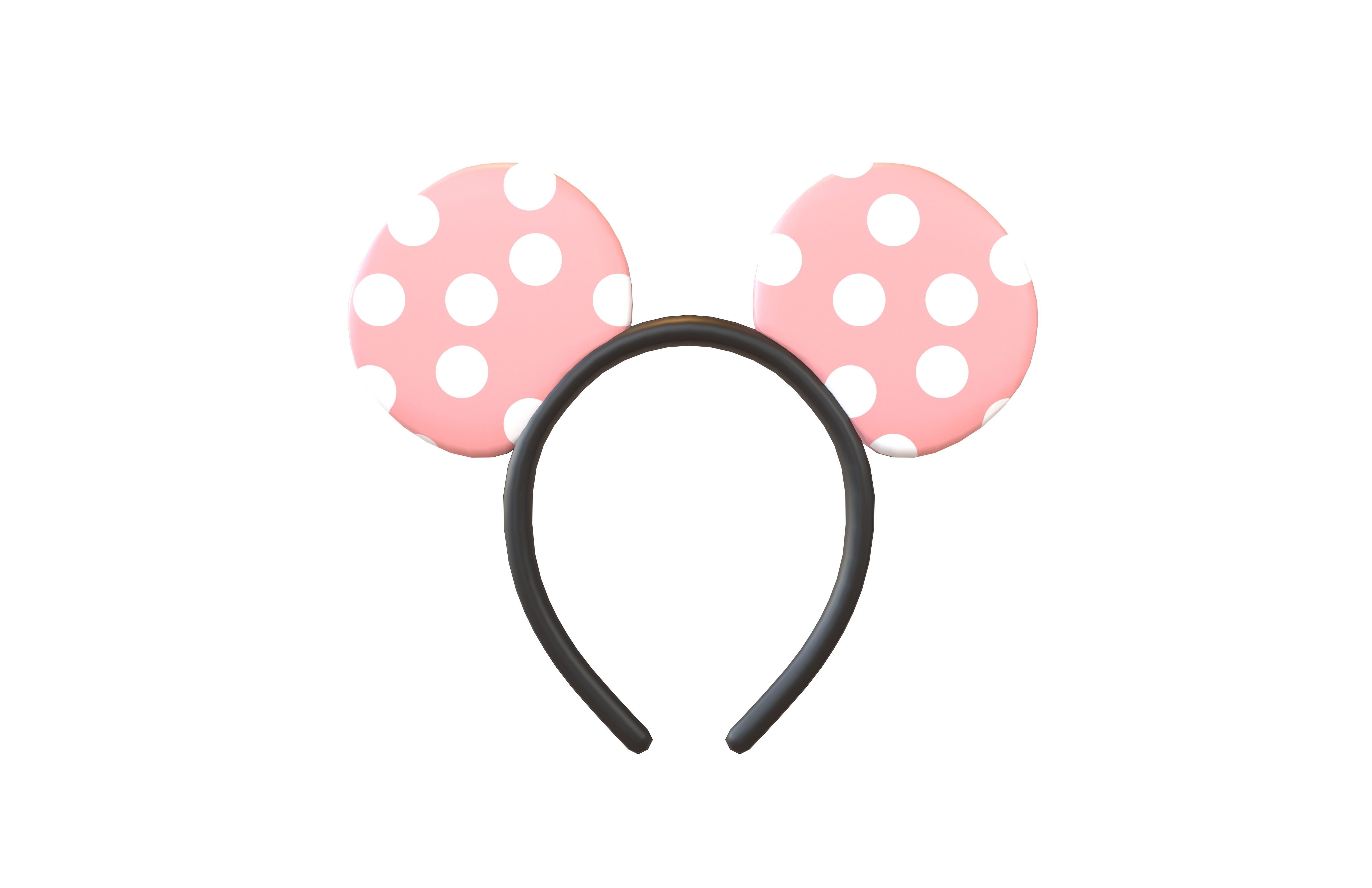 Mouse Hairband v1 006 Low-poly 3D model_1
