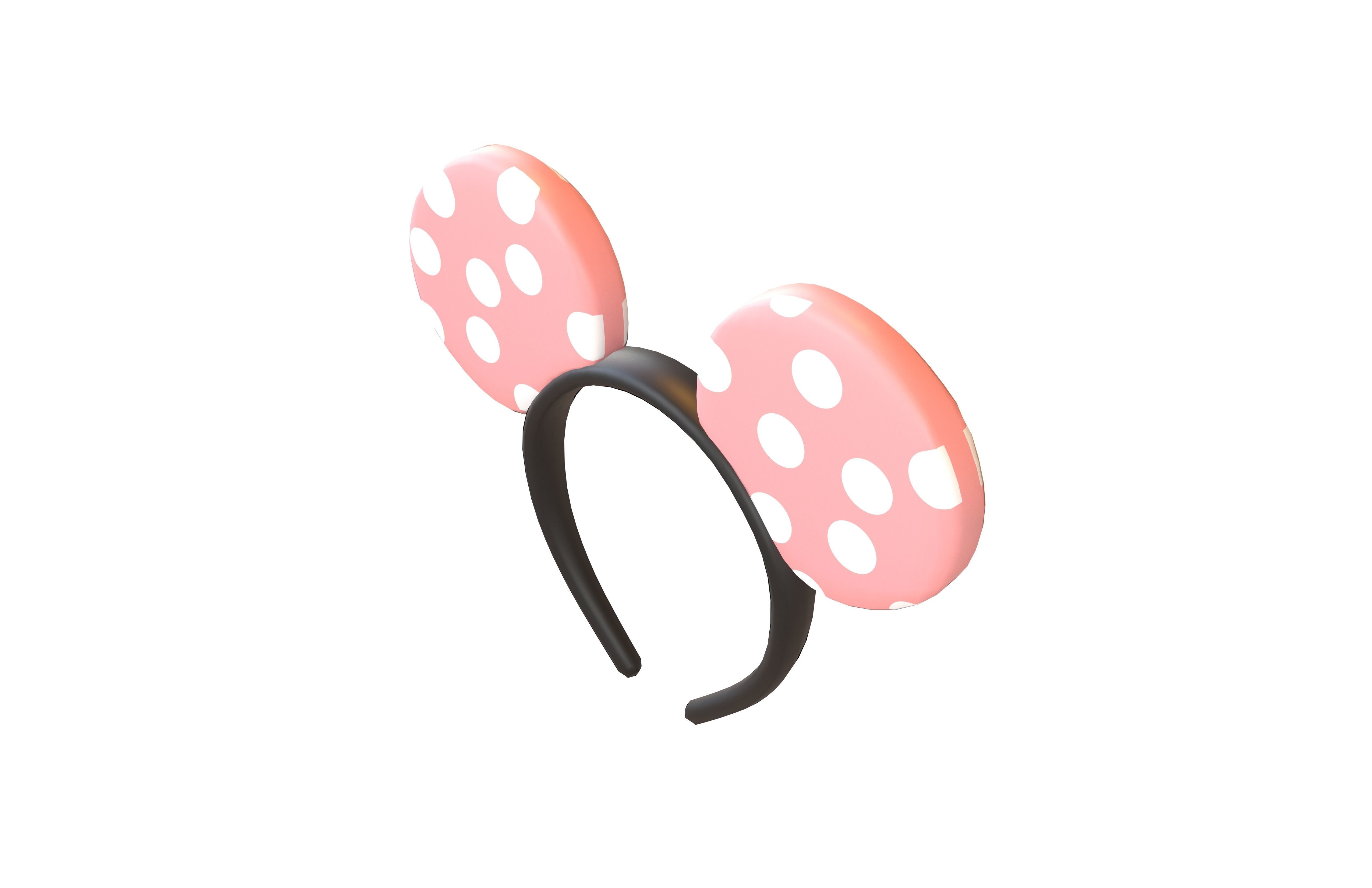 Mouse Hairband v1 006 Low-poly 3D model_2
