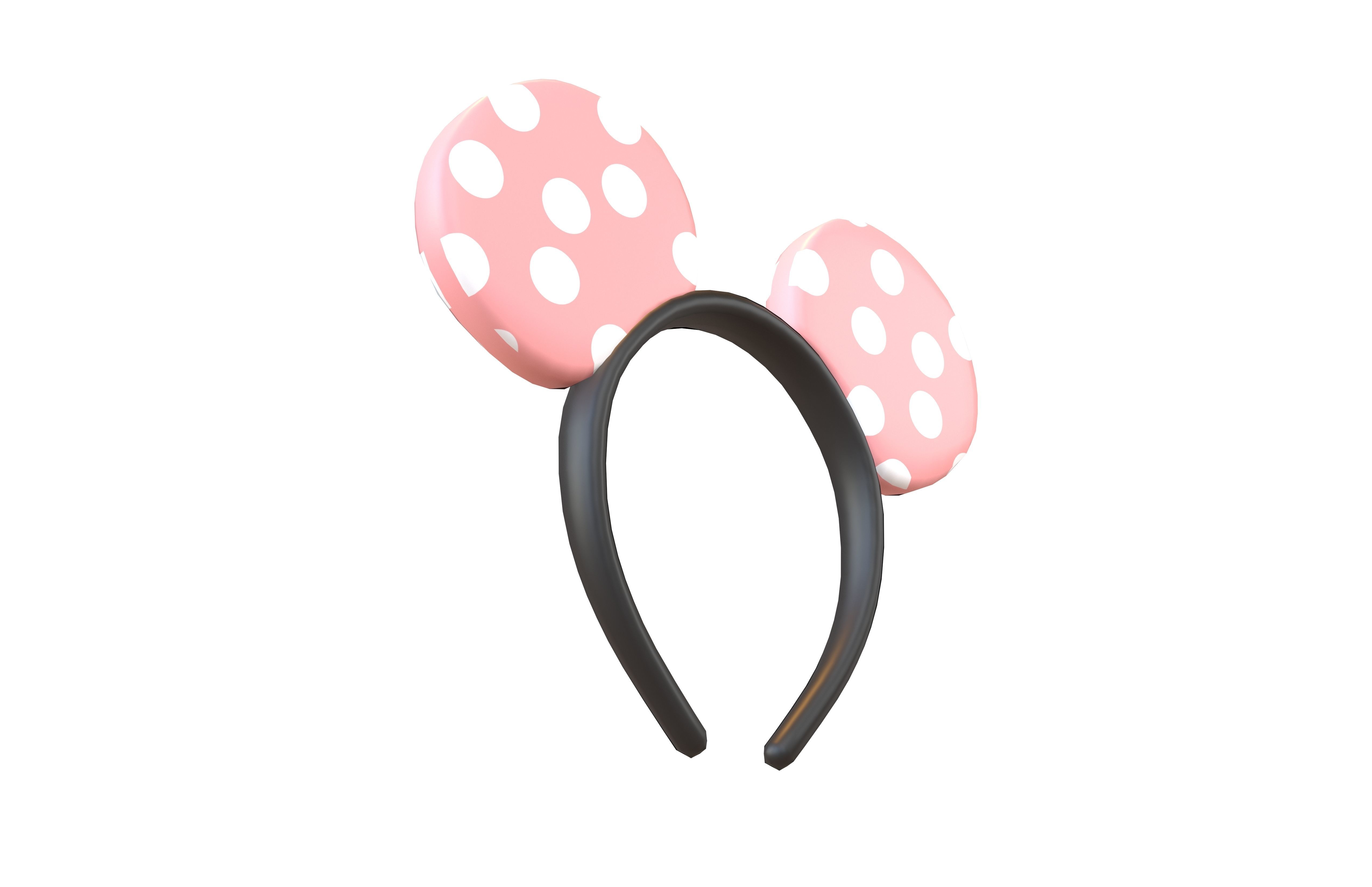Mouse Hairband v1 006 Low-poly 3D model_3