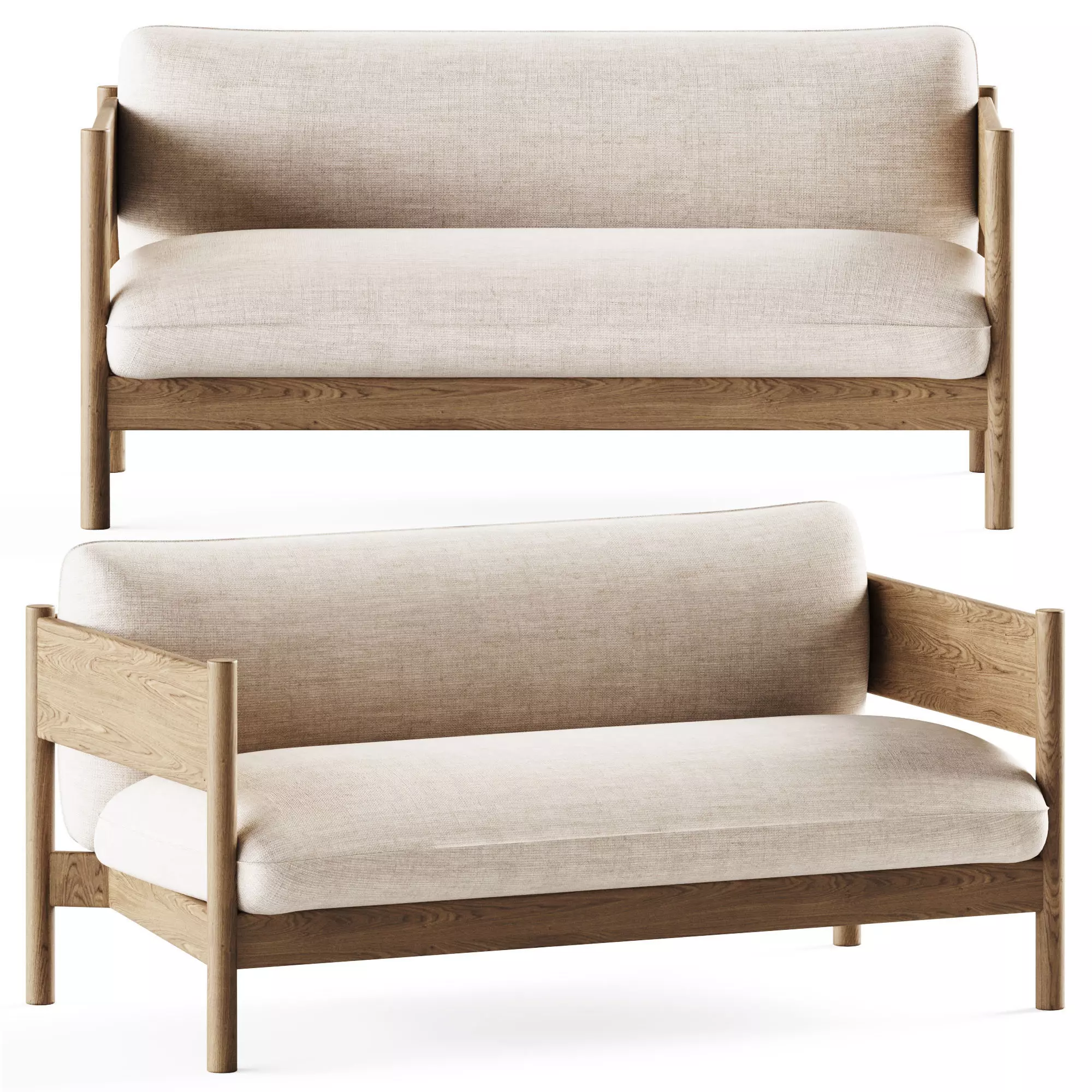 Arbor Club Sofa by Hay 3D model