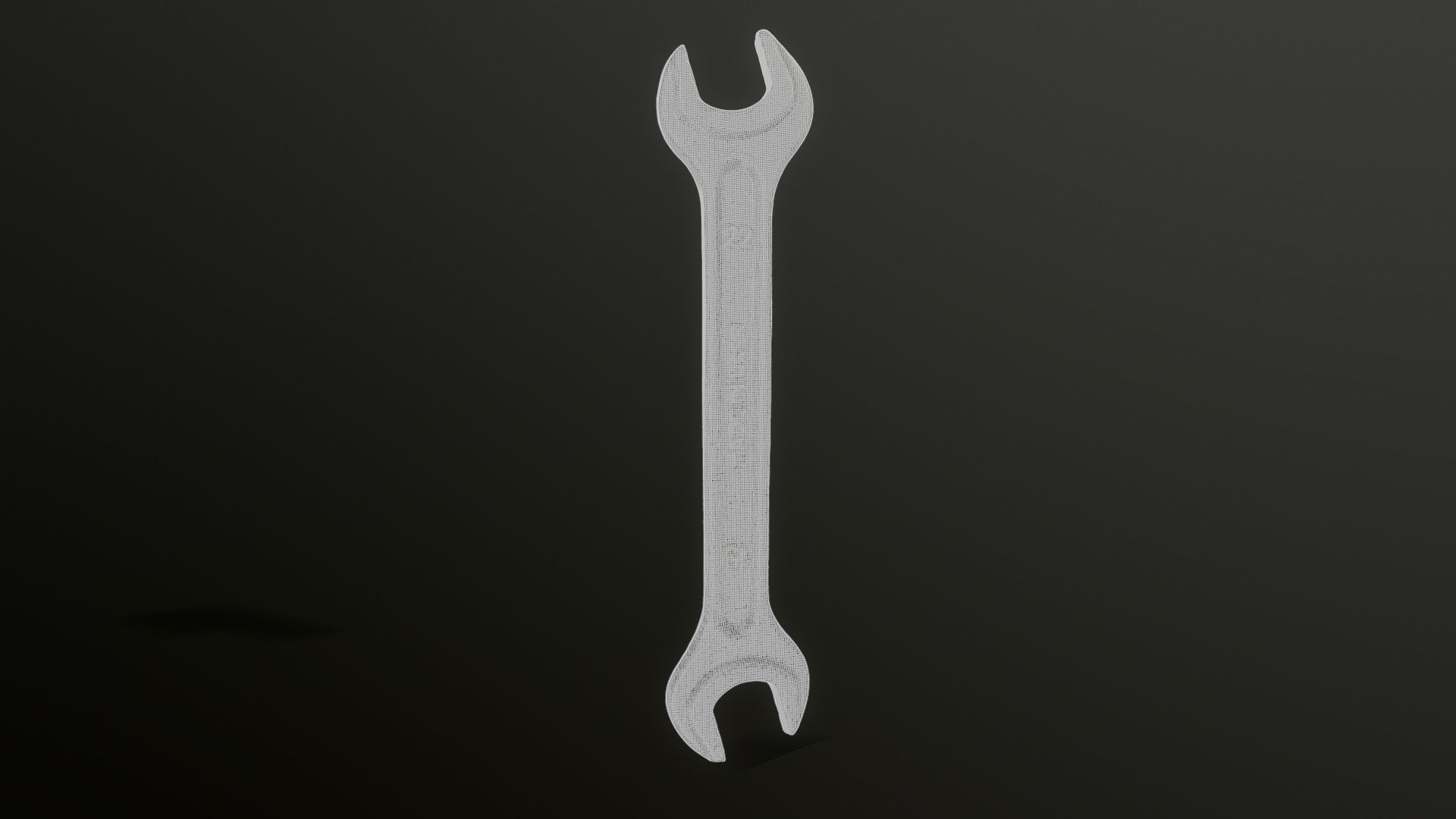 3D Scan Wrench made in USSR Low-poly 3D model_3