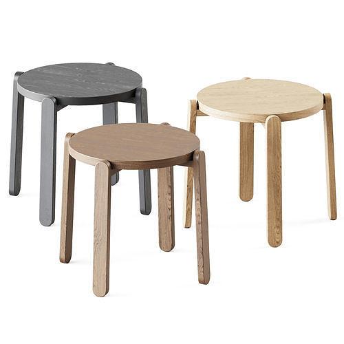 Coffee Table Nomad by Skagerak 3D model