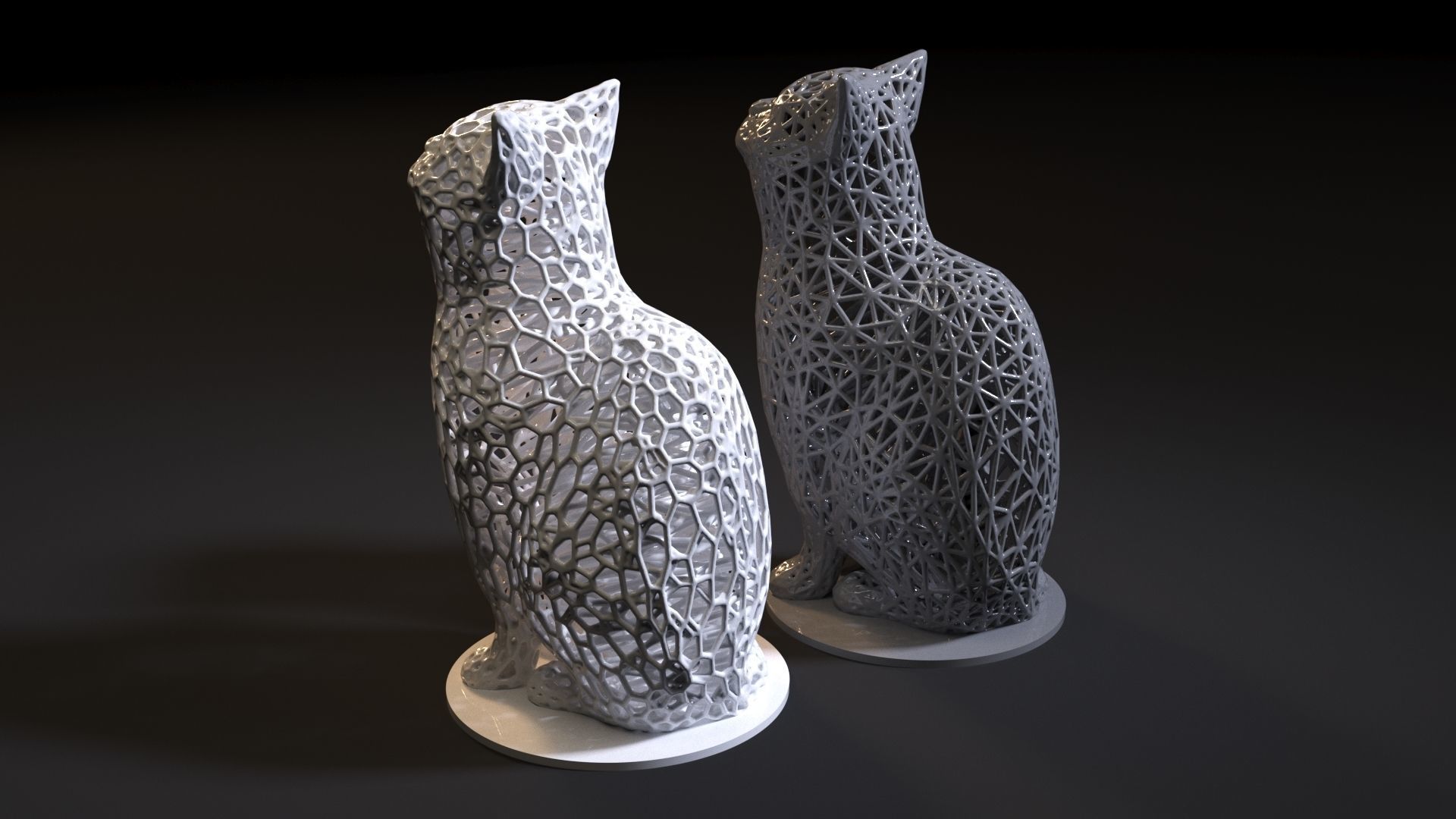 Cat decor 3D print model_3