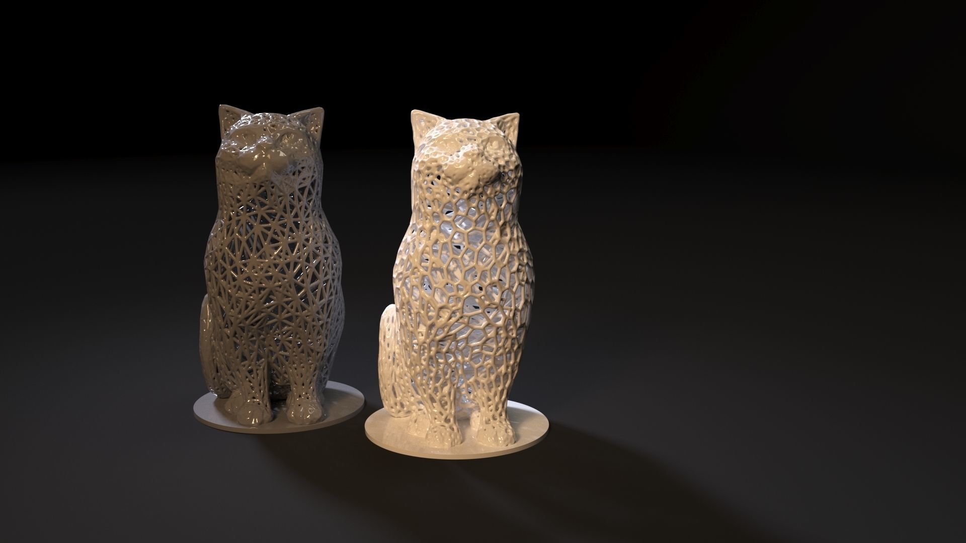 Cat decor 3D print model_1