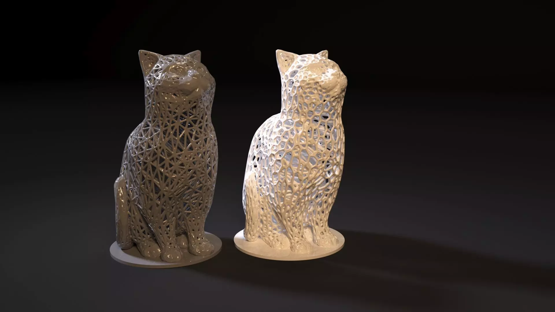 Cat decor 3D print model_0