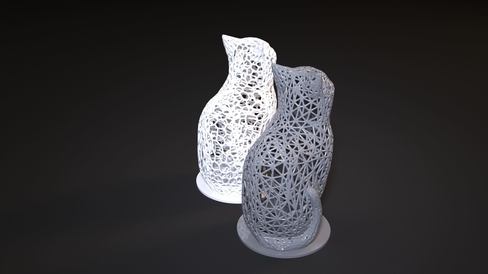 Cat decor 3D print model_4