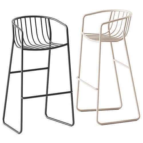 Bar Stool Randa Nude ST by Arrmet 3D model