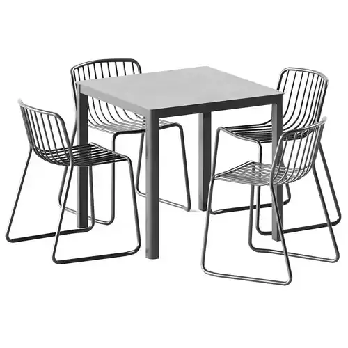 La Table S80 and Chait Randa Nude by Arrmet 3D model