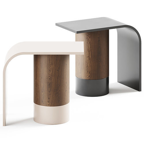 Etna Side Table by Meroni and Colzani 3D model