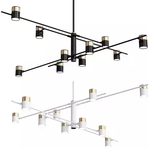 Casa 2 modern pendant light - gold