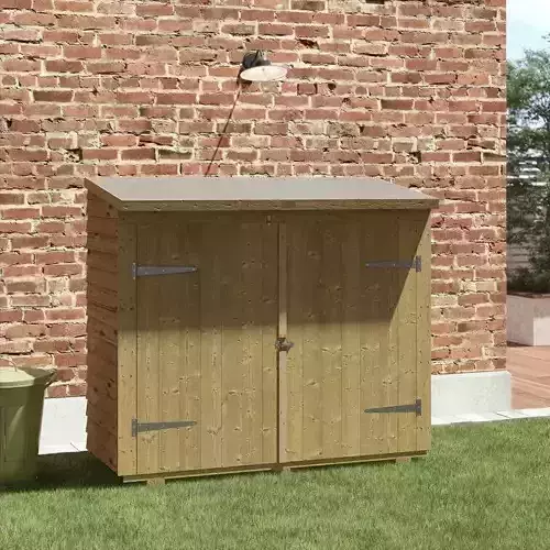 Buckthorn Pent Wooden Bike Shed