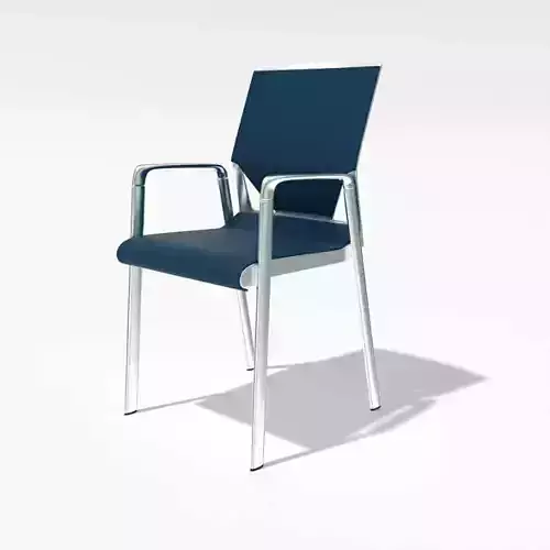 Modern Slick Metal Chair