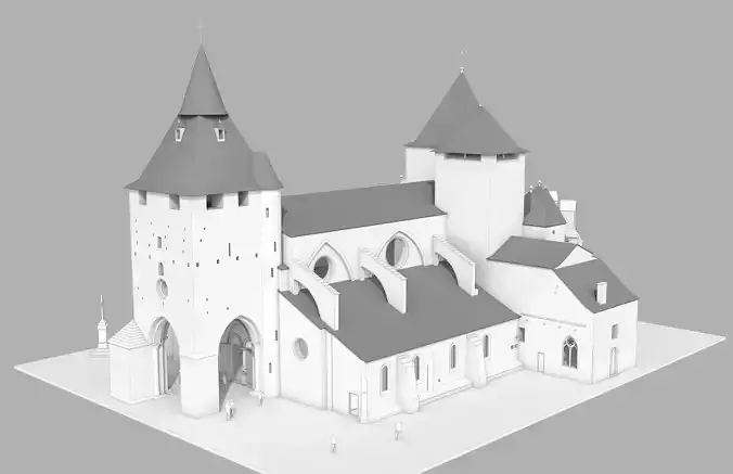 Cathedrale Sainte Marie 3D model