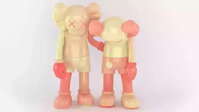 Kaws Homies Sculpture 3D print model