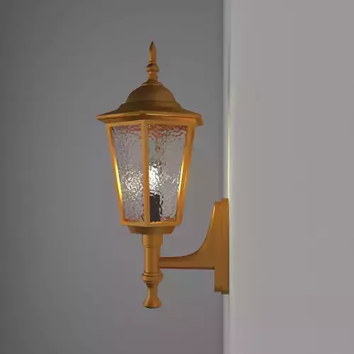 lamp 3d model  with roughness  glass