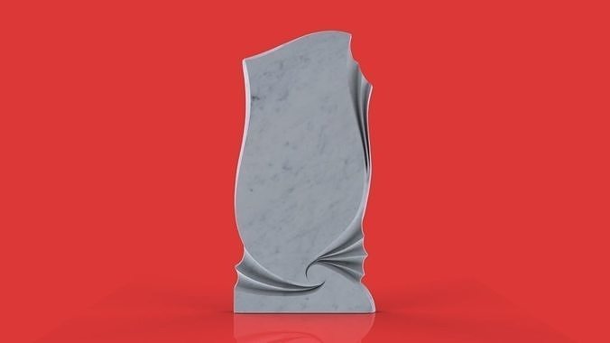 Memorial tombstone 3D print model