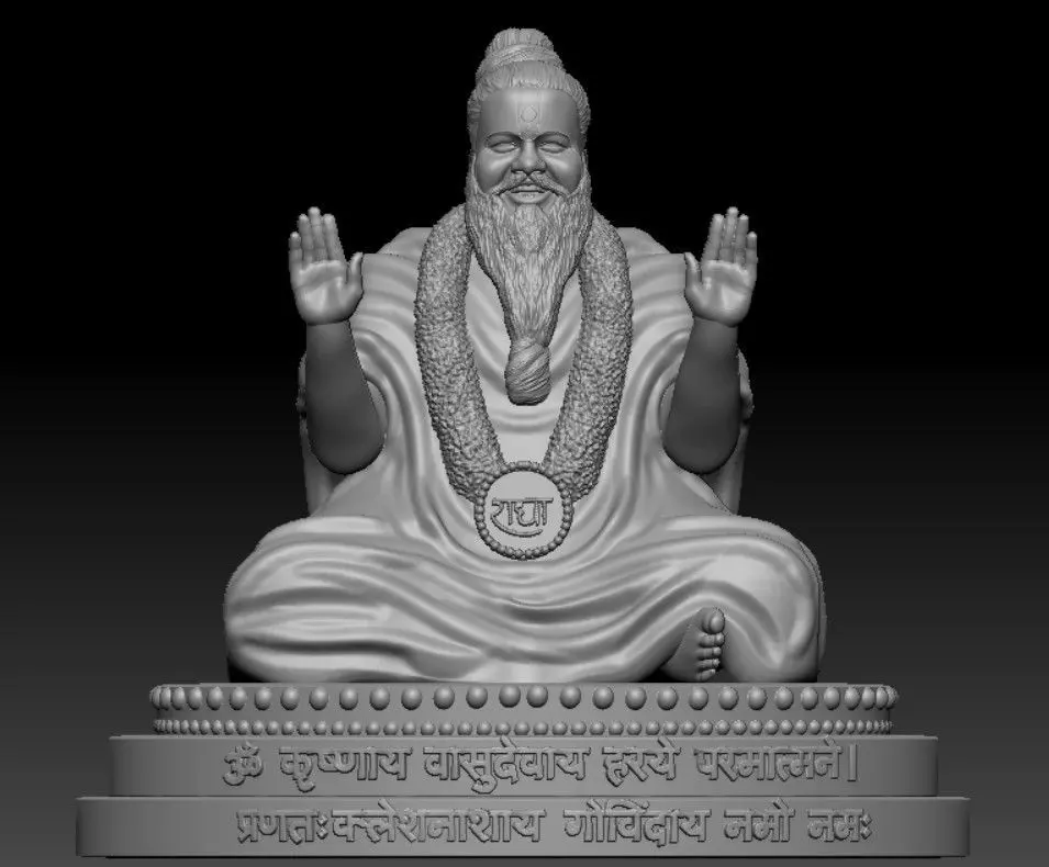 Premanandji Maharaj 3D print model_2