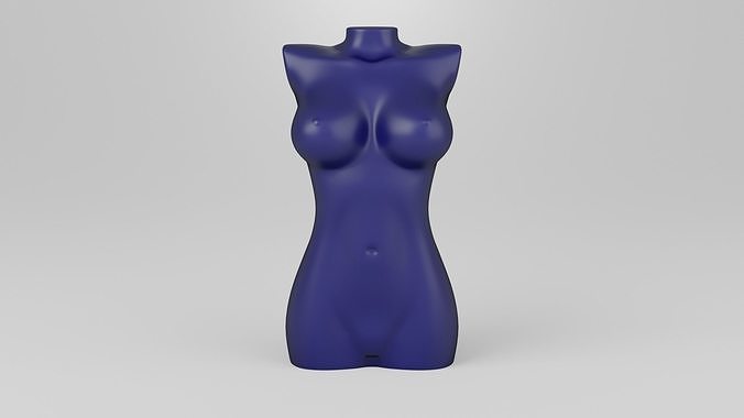 Female torso 1 3D print model