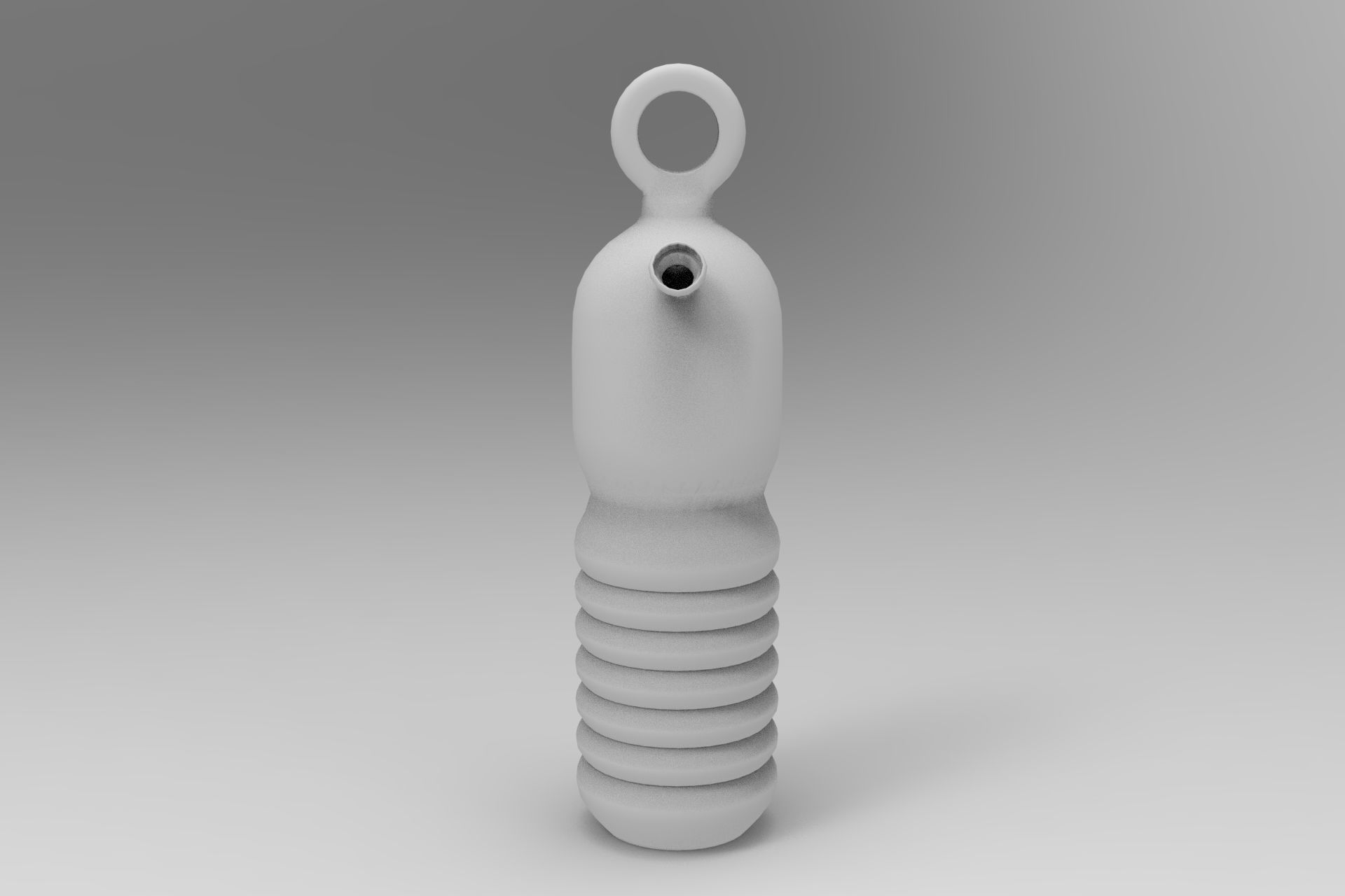 Decanter bottle Low-poly 3D model_7
