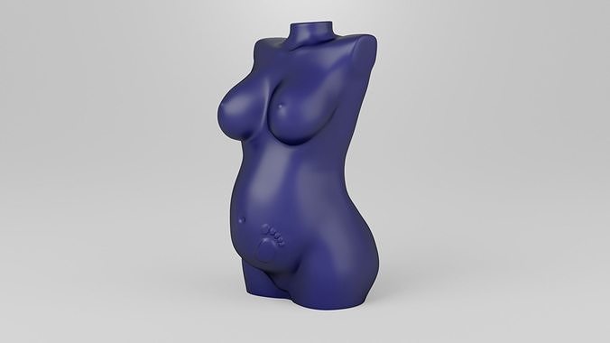 Female torso 2 3D print model