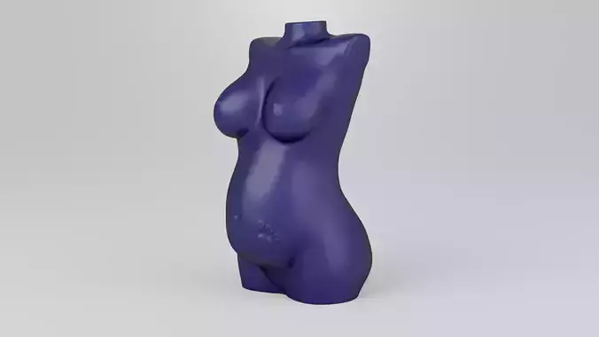 Female torso 2 3D print model