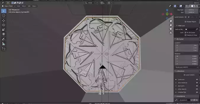 Si Fi Mechanical Door 