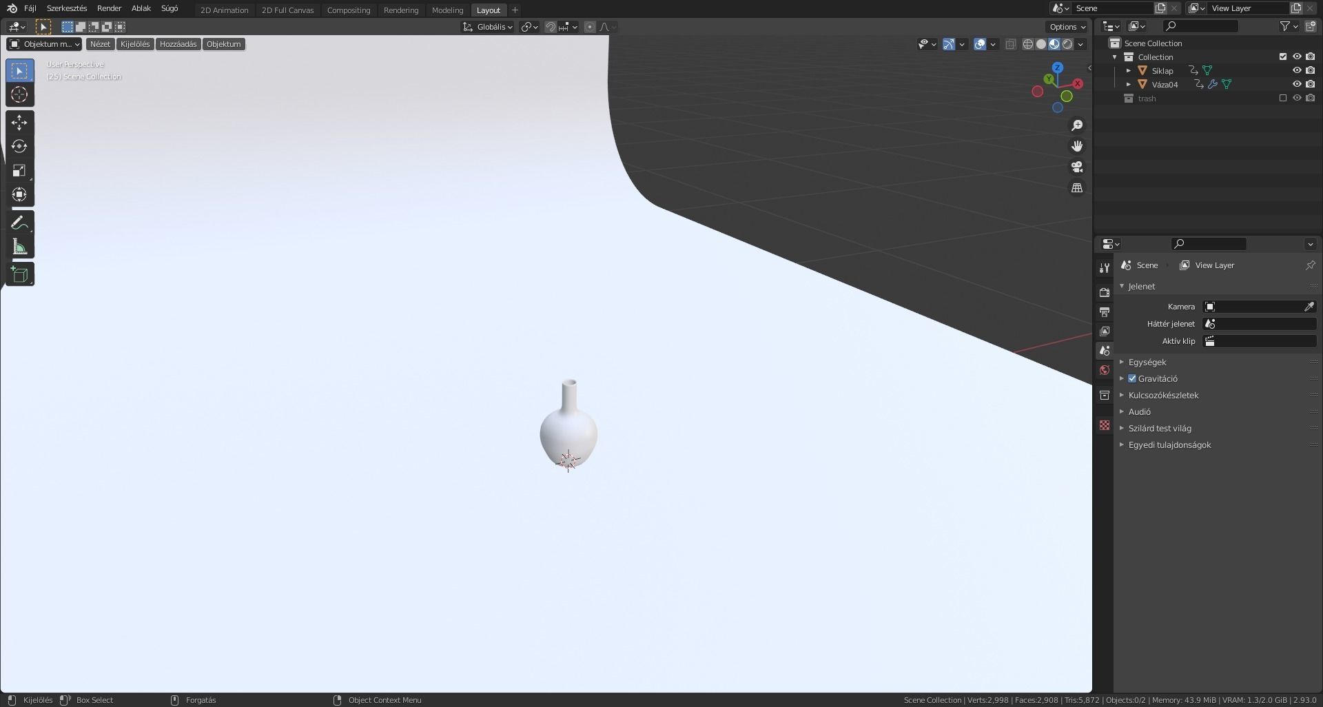 Base vases Low-poly 3D model_20