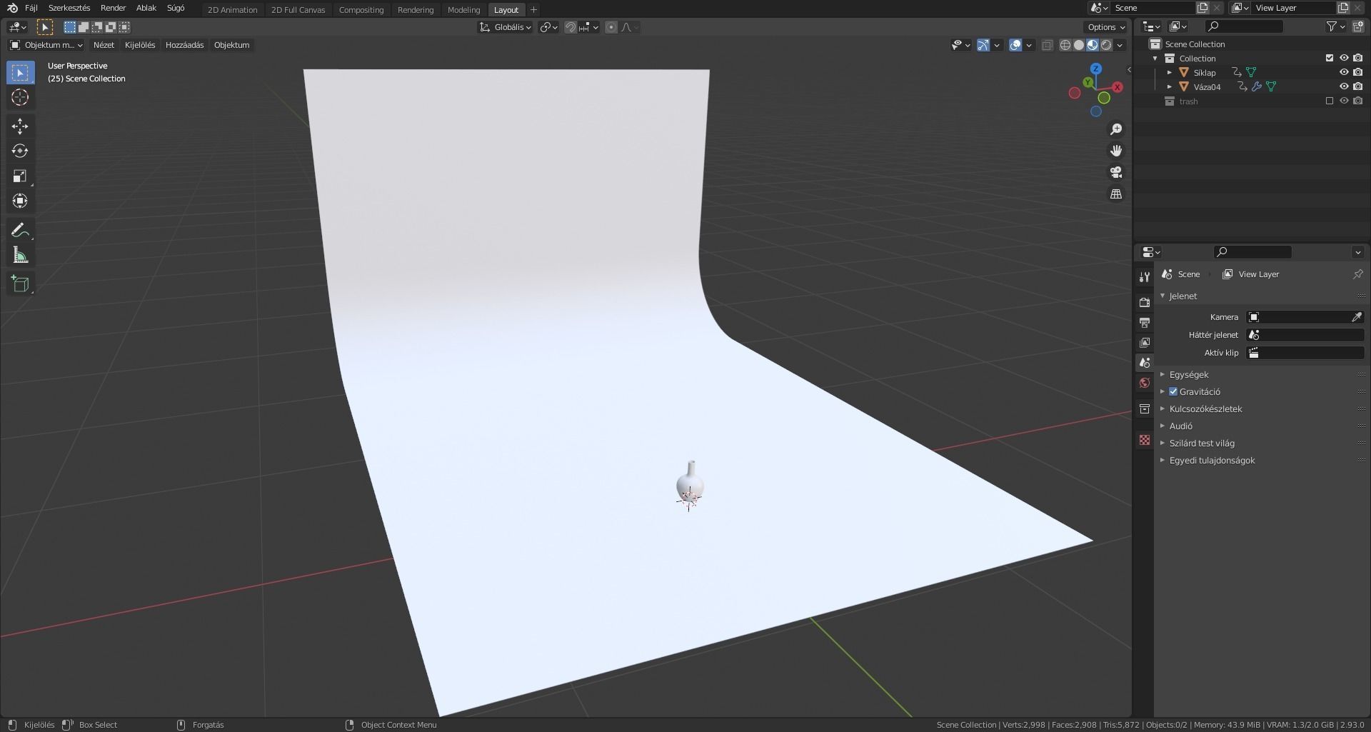 Base vases Low-poly 3D model_21