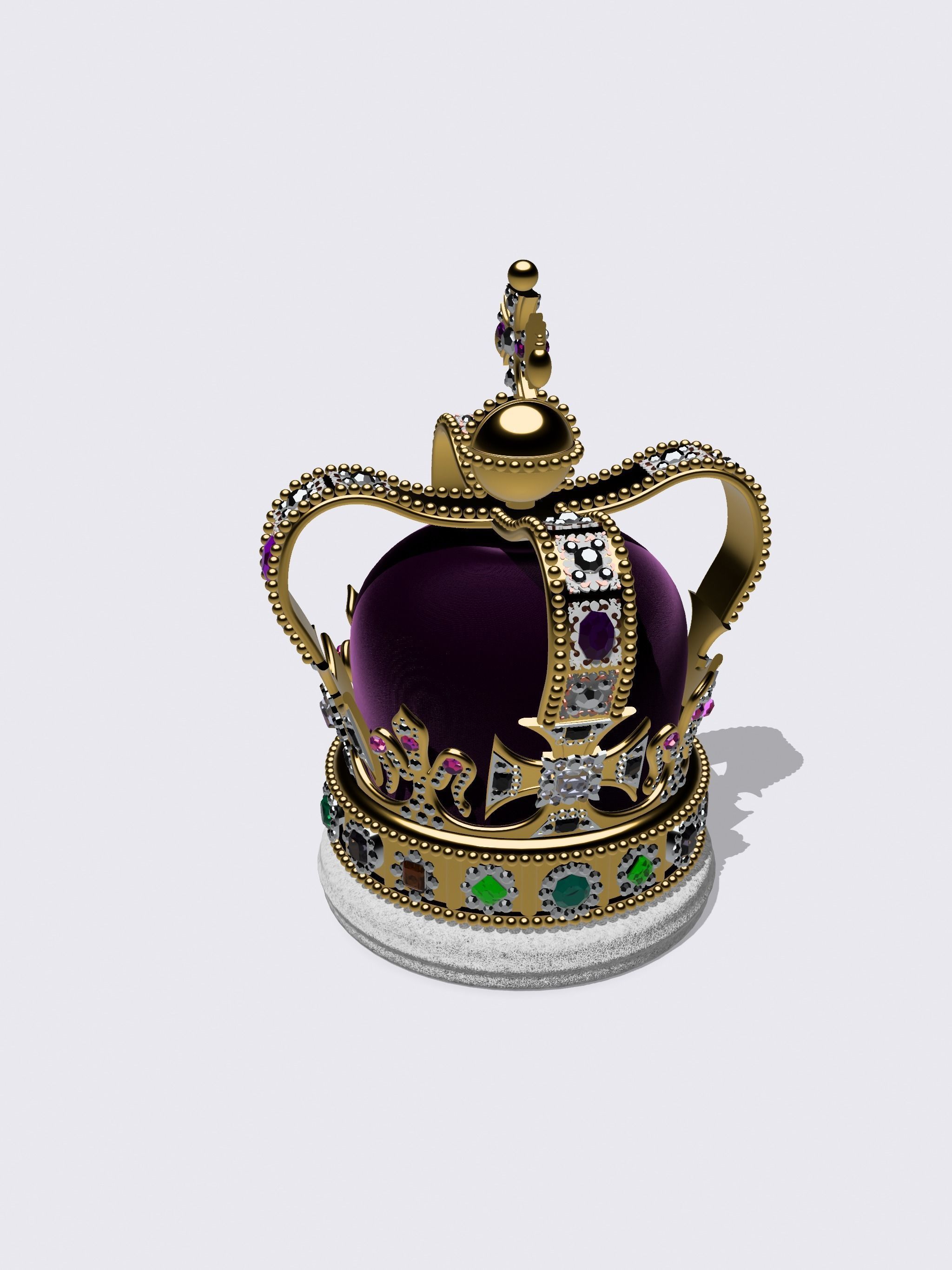SAINT EDWARD CROWN KING CHARLES BRITAIN CORONATION 3D print model_3
