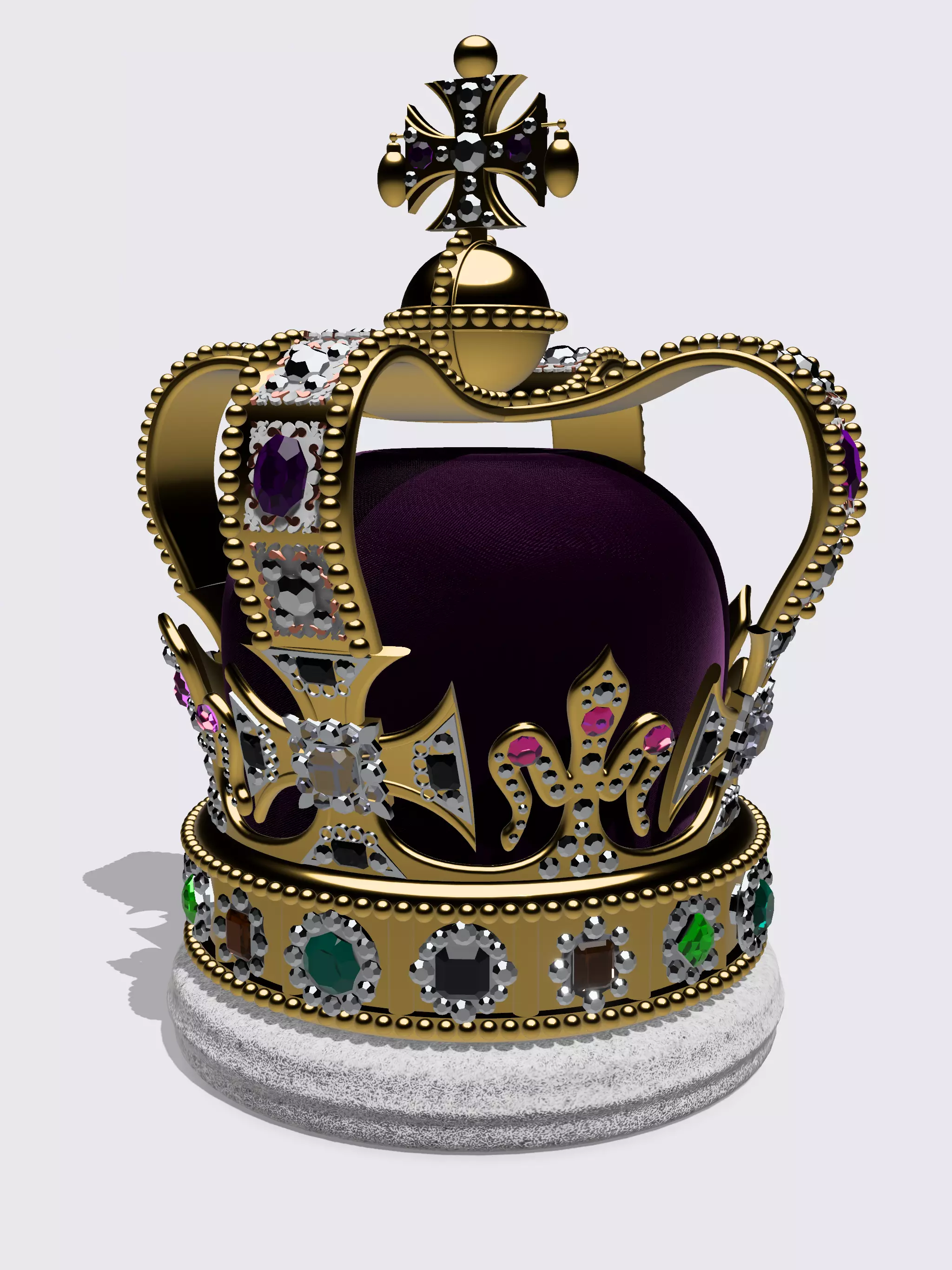 SAINT EDWARD CROWN KING CHARLES BRITAIN CORONATION 3D print model_0