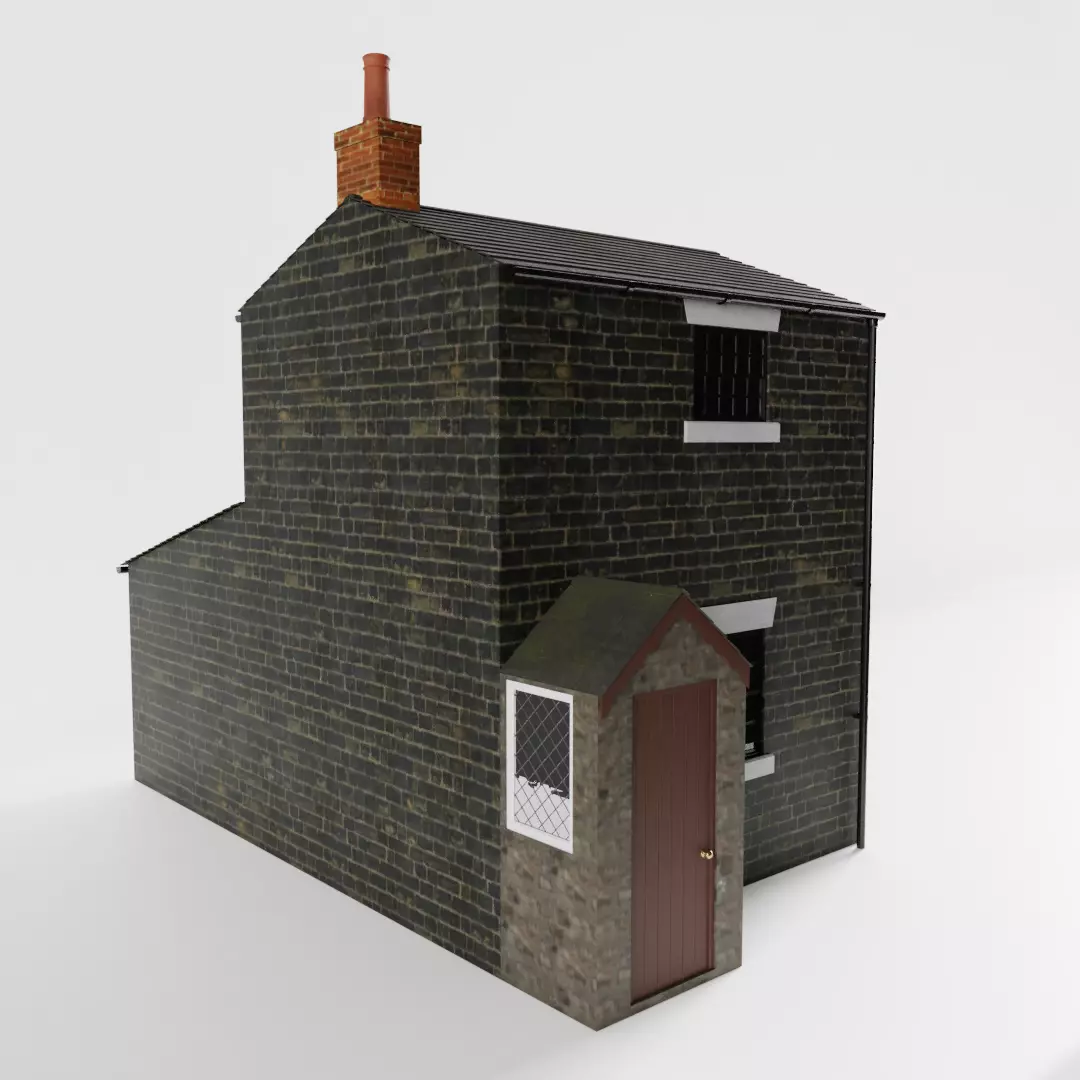British Row Home 01 3D model_0