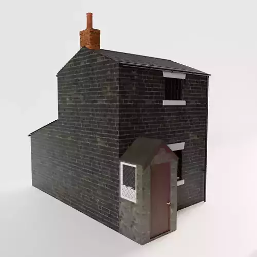 British Row Home 01 3D model