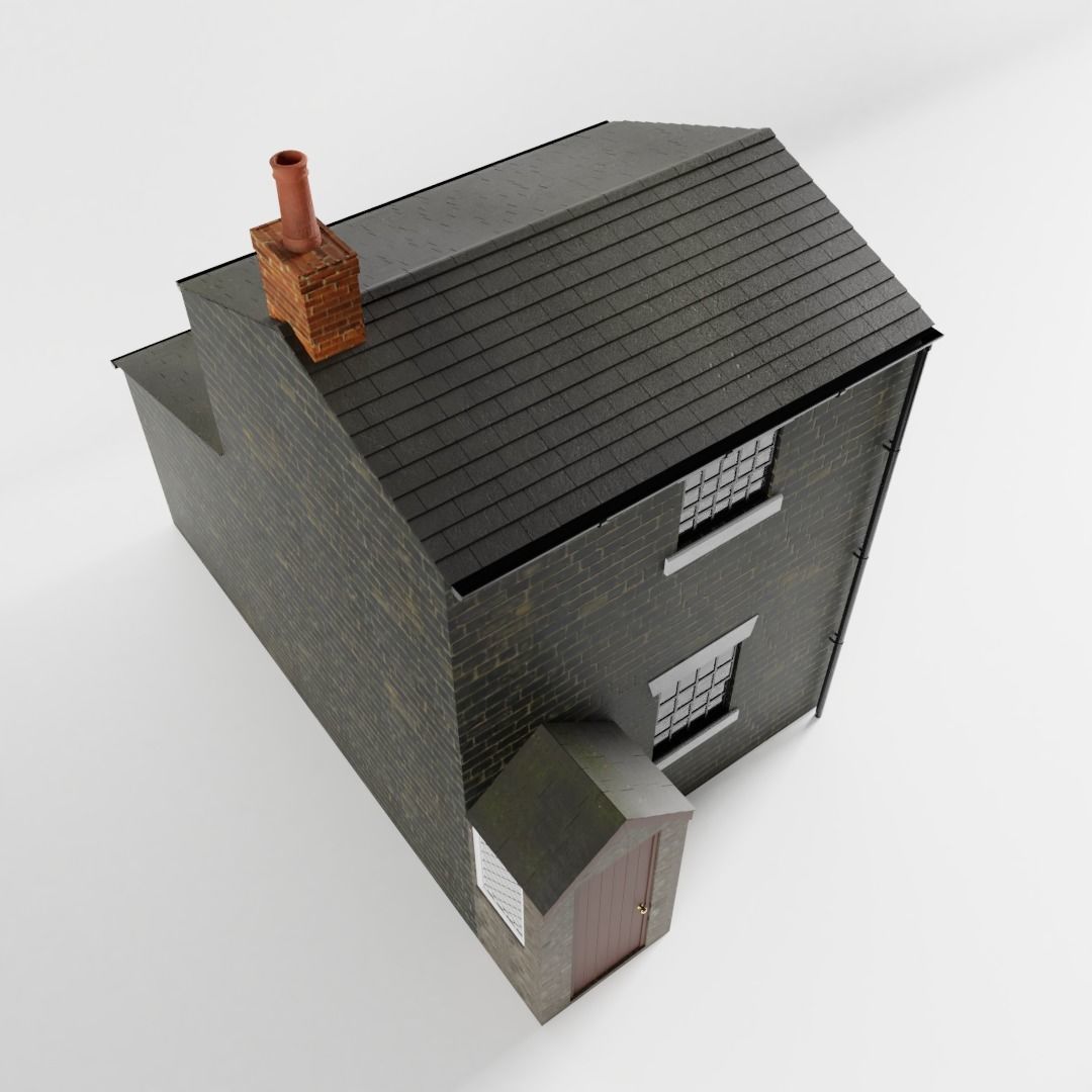 British Row Home 01 3D model_3
