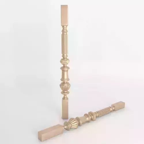 3D stair baluster for cnc and interior 3D print model 003