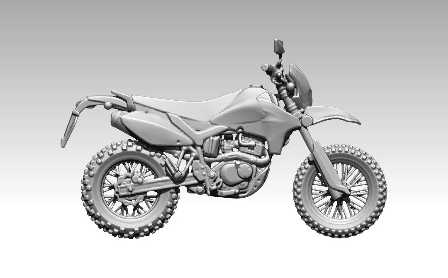 Enduro relief 3D print model_0